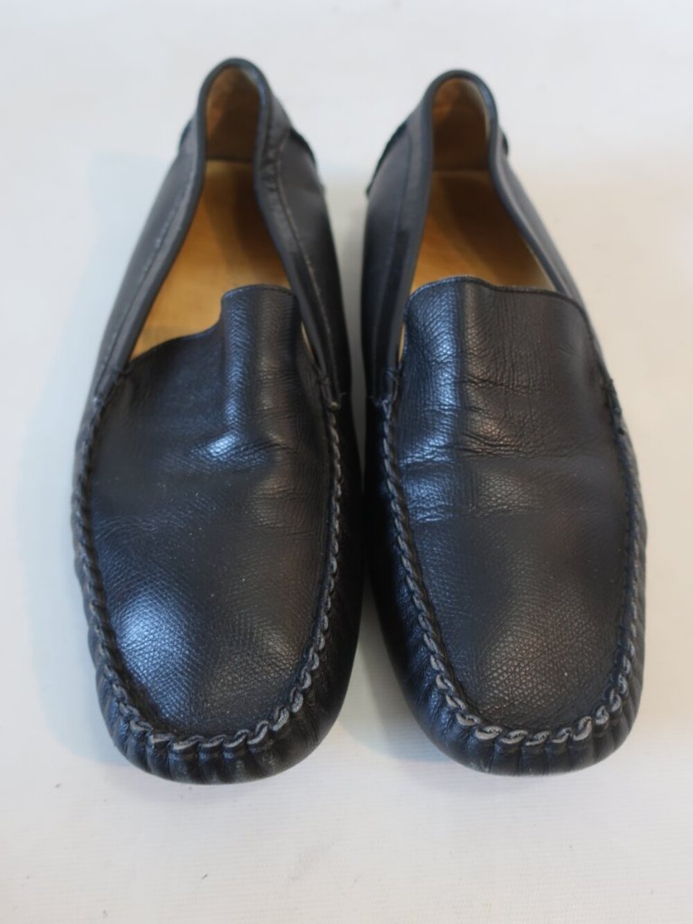 Mens Cole Haan Black Leather Loafers 11M - Picture 3 of 10